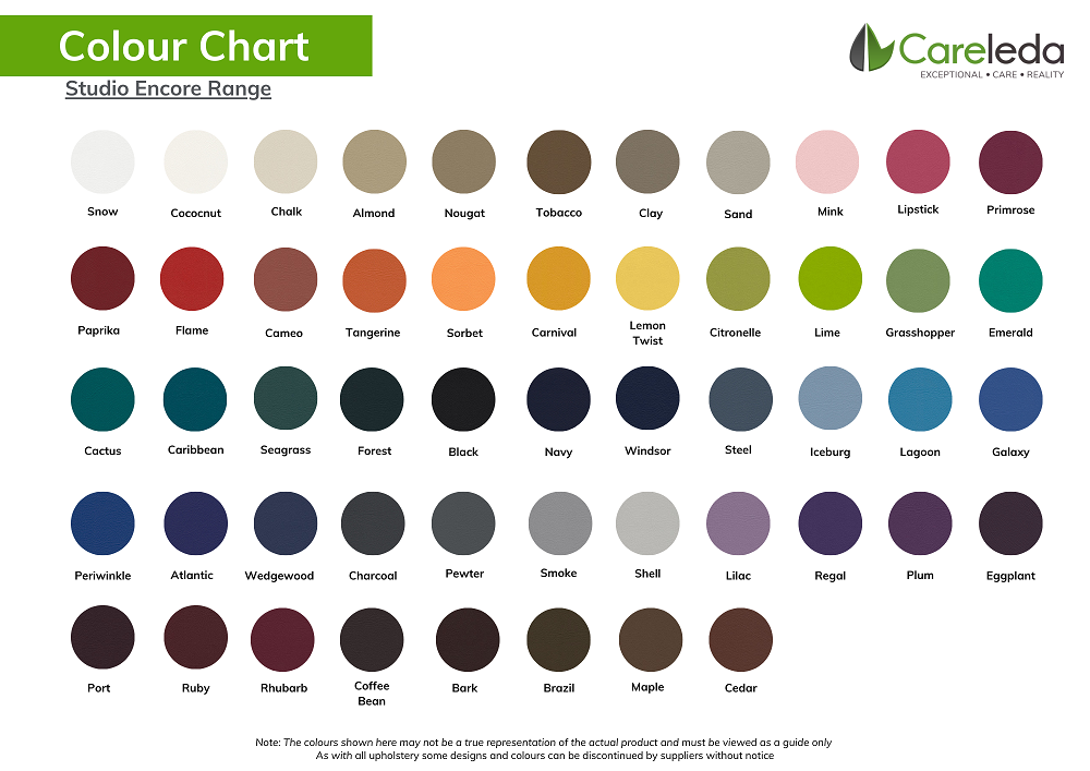2023 Careleda Colour Chart